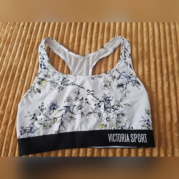 Victoria’s Secret White Foliage Floral Sport Bra - Picture 6 of 8